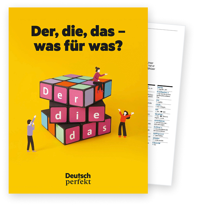 Der, die, das üben mit Deutsch perfekt: Kostenloses PDF